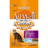 AllWell １５歳以上の腎臓の健康維持用 フィッシュ味 挽き小魚とささみフリーズドライパウダー入り ２．４ｋｇ ユニ・チャーム | ホームセンターグッデイ