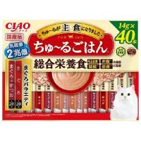 ちゅ〜るごはん ４０本　まぐろバラエティ １４ｇ×４０ ペット用品 いなばペットフード | ホームセンターグッデイ