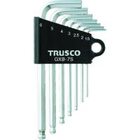 ■TRUSCO ボールポイント六角棒レンチセット 7本組【1252348:0】[店頭受取不可] | PROsite Yahoo!店