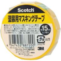 ■3M スコッチ 塗装用マスキングテープ 15mm×18m【3827011:0】[店頭受取不可] | PROsite Yahoo!店