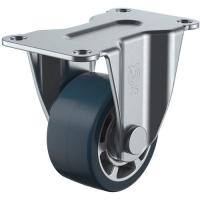 ■ユーエイ プレート式 固定 低床キャスター ウレタン 車輪径75mm  Hタイプ HR型 取付寸法103×52【4405111:0】[店頭受取不可] | PROsite Yahoo!店