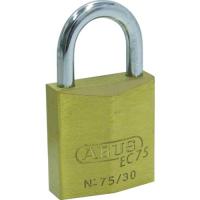 ■ABUS 真鍮南京錠 EC75-30 ディンプルシリンダー バラ番【4451767:0】[店頭受取不可] | PROsite Yahoo!店