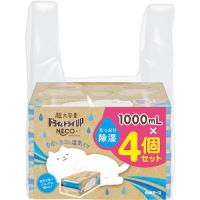 ■白元 ドライ&amp;ドライUP NECO 1000ML(4個入)【5628159:0】[店頭受取不可] | PROsite Yahoo!店