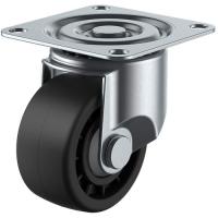 ■ユーエイ プレート式 自在 低床キャスター 強化ナイロン 車輪径75mm  Hタイプ CAL-HG型 取付寸法71×71【8359768:0】[店頭受取不可] | PROsite Yahoo!店