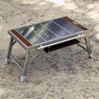 [即納在庫品] ハイランダー LIT TABLE MINI リットテーブルミニ アッシュゴールド HCD-004 | ホームセンターバローYahoo!店