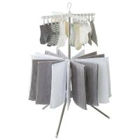 アイリスオーヤマ ステンレス室内物干し パラソル２段 | ホームセンターバローYahoo!店