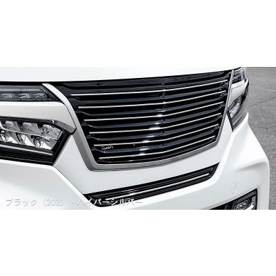 N-BOX シルクブレイズ　ホワイト　フロントグリル シルクブレイズ Lynx Works フロントグリル(単色塗装済)N-BOXカスタム