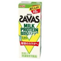 明治　ザバス　ミルクプロテイン脂肪ゼロ　バナナ風味　200ml×24本 | ハートフル ヤフー店