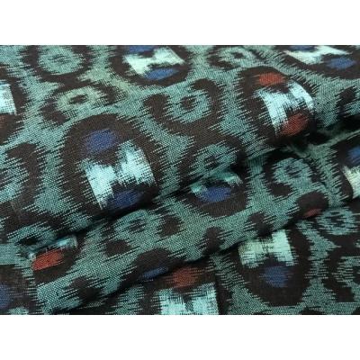 平和屋着物●本場備後絣　反物　着尺　絣文様　証紙付き　綿　逸品　未使用　DABC1504zzz 平和屋着物○久留米絣 反物 着尺 井桁絣花文 丸山亀男作 証紙付き 綿