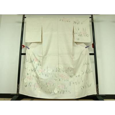 平和屋本店●極上　訪問着　お召地　花唐草横段文　逸品　未使用　DZAB5454kh6 平和屋ヤフーショッピング店 - 訪問着・付下げ｜Yahoo!ショッピング