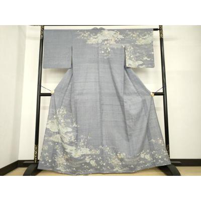 平和屋着物●本塩沢　やまだ織　訪問着　樹林文　正絹　逸品　DABC3450az 楽天市場】平和屋着物□極上 本塩沢 やまだ織 単衣 110亀甲 かすり
