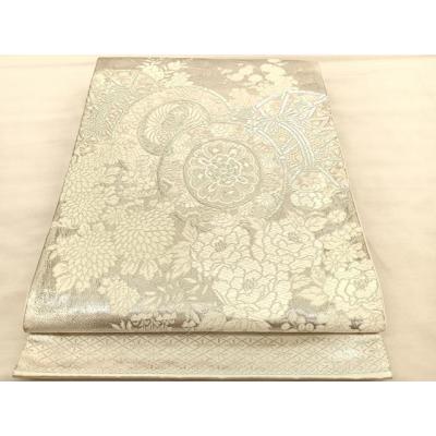 SO-417 袋帯 六通 正絹 落款 美保姿 鳳凰 華 結 高級 逸品 帯89 細密織 高級 正絹 六通 袋帯 花文 華文 鳳凰 dgjaumc