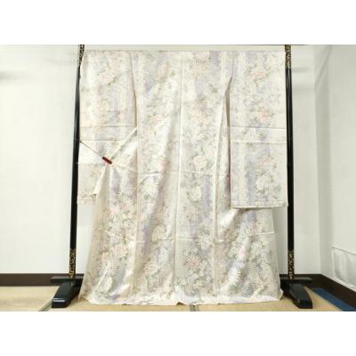 平和屋着物●京都の和装業の老舗一門　千切屋治兵衛　訪問着　駒刺繍　総刺繍　秋草文　金彩　反端付き　正絹　逸品　DABD1698ps 千切屋治兵衛 着物のおすすめ人気商品一覧 通販 - Yahoo!ショッピング