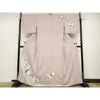 平和屋着物○本加賀友禅作家 金丸修一 訪問着 舞蝶竜田川花