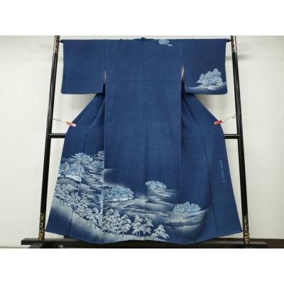平和屋着物＊夏物　訪問着　絽　舞蝶文　たたき染め　洗える着物　CABB2359ze 平和屋着物＊夏物 訪問着 絽 舞蝶文 たたき染め 洗える着物 CABB2359ze