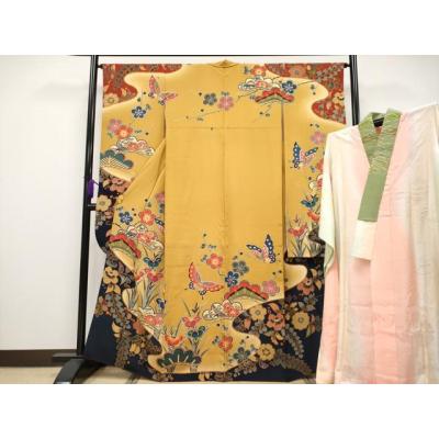 振袖　赤　美品　紅型花鳥文 量し染め 振袖 赤 美品 紅型花鳥文 量し染め 楽天市場】琉球紅型 着物（種類（