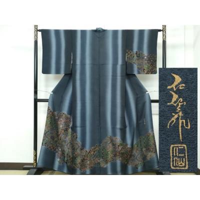 おまとめ追加品　前田仁仙　未使用　袋帯　落款有　合わせやすい2点　まとめ売り 大蔵ざらえ最終セール】 【前田仁仙】 特選京摺り友禅紋意匠地袋帯