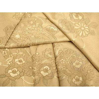 奥*美様 【逸品】スワトウ刺繍 汕頭刺繍　総刺繍 訪問着 花唐草文様 金糸 さが 6dda5293d5cc06007c636ba65a5968