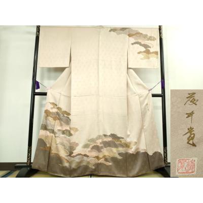 平和屋本店■極上　皇室献上作家　藤井寛　訪問着　駒刺繍　雲重ね　宝尽くし　桜色地　金彩　京都きもの友禅扱い　逸品　DZAA8217kh5 楽天市場】平和屋本店□極上 皇室献上作家 藤井寛 訪問着 駒刺繍 雲