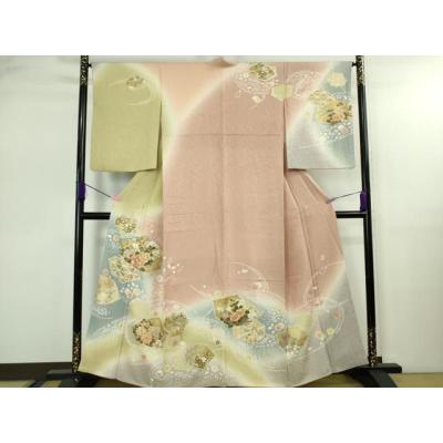平和屋着物●十日町　名門青柳謹製　櫛引織　訪問着　黒地　正絹　逸品　DABD1832ps 楽天市場】訪問着 青柳の通販