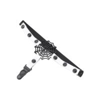 HELLCATPUNKS ガーター ニーハイ ソックス 靴下 蜘蛛の巣 クロス