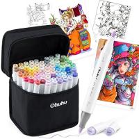 37 割引 売り切り御免 72色イラストマーカー筆太字ブレンダーペン付マーカーペン手帳イラスト色塗り塗る絵diy 子供用文房具 おもちゃ 知育 Coyoterungolf Com