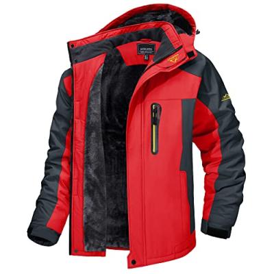 アウトドア 【色:レッド_サイズ:L】[TACVASEN] アウトドア 登山服
