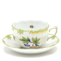 ヘレンド ティーカップ ヴィクトリアブーケ 手描き 紅茶碗皿 洋食器 ハンガリー製 Herend | Porcelain Gallery MET