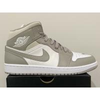 27cm 554724-082 AIR JORDAN 1 MID Linen College Grey Light Bone White エアジョーダン ミッド リネン カレッジ グレー ライト ボーン ホワイト | HERETIC