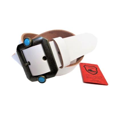 栃木レザー ベルト スタッズ ターコイズ（ファッション）のおすすめ