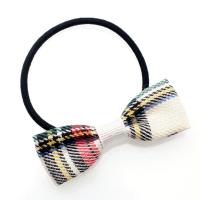 ヘアゴム キッズ リボン タータンチェック C25-73 リボン