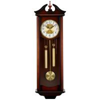 壁掛け時計 木の リズム(RHYTHM) クオーツ 掛け時計 アナログ 振り子 キャロラインR 本格的棒リン打ち時計 日本製 Made in Japan | PLAN B