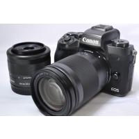 キヤノン Canon ミラーレス一眼 EOS M5 クリエイティブマクロ ダブルレンズキット レンズフード&amp;SDカード付き 中古 | カメラのヒデヨシ
