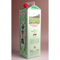 白金乃露 紙パック 25度 1800ml 白金酒造 しらかねのつゆ 芋焼酎 お酒 プレゼント ギフト | 焼酎のひご屋 ヤフー店