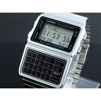 CASIO カシオ e-data bank データバンク ユニセックス腕時計 シルバー 