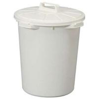 アイリスオーヤマ ゴミ箱 丸型 ホワイト 45L 直径46.5×高さ54.5cm MA-45 | ヒロセ ネットショップ