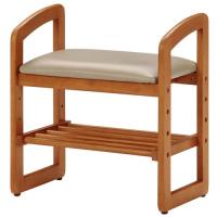 不二貿易 サポートチェア 合成皮革 天然木 95778 | ヒロセ ネットショップ