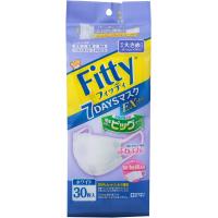 Fitty フィッティ 7DAYSマスク EXプラス 30枚入 やや大きめサイズ ホワイト | ヒロセ ネットショップ