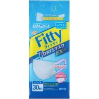 Fitty フィッティ 7DAYSマスク EXプラス 30枚入 ふつうサイズ ホワイト | ヒロセ ネットショップ