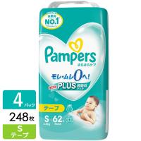 P&amp;G パンパース おむつ テープさらさらケア スーパージャンボ S(4-8kg) 248枚（62枚×4パック） 4987176207074 | ひかりTVショッピングYahoo!店