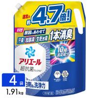 P&amp;G アリエール ジェル 洗濯洗剤 詰め替え 超ウルトラジャンボサイズ 1.91kg×4袋 4987176219244 | ひかりTVショッピングYahoo!店