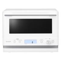 SHARP シャープ オーブンレンジ PLAINLY ホワイト 18L 1段調理 ワイドフラット庫内 自動メニュー トースト お菓子作り REWF185 RE-WF185-W