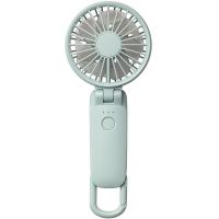 リズム ハンディファン 携帯扇風機 Silky Wind Mobile 3.2 2重反転ファン カラビナ付き ミズイロ 9ZF040RH04 | ひかりTVショッピングYahoo!店