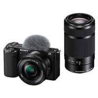 SONY VLOGCAM ZV-E10 ダブルズームレンズキット ブラック ZV-E10Y/B | ひかりTVショッピングYahoo!店