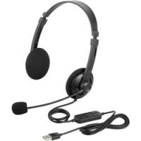 BUFFALO 両耳ヘッドセット USB接続 ブラック BSHSUH12BK | ひかりTVショッピングYahoo!店