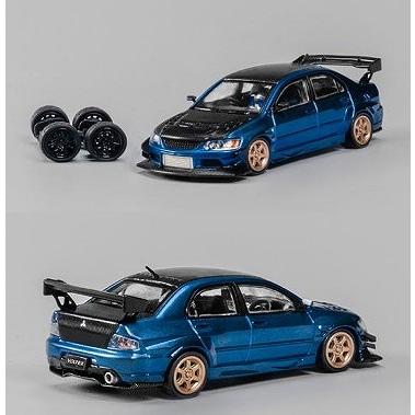 チビゴン CM-MODEL 1/64 Mitsubishi ランサー エボリューション IX メタリック