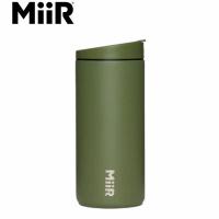 ミアー MiiR タンブラー 蓋 マグボトル 水筒 保温 保冷 ダブルウォール Travel Tumbler Flip Traveler Ever Green 12oz/354ml FLT1SV12213 MII0840150802488 | ハイカム