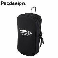 パズデザイン Pazdesign PAC-340 クロロプレンポーチ・ワイド ブラックホワイト CHLOROPRENE POUCH WIDE PAZPAC340BWT | ハイカム