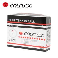 カルフレックス ソフトテニスボール ソフト練習球12球 バルブ式 CLB-4012 CALFLEX | ヒマラヤ Yahoo!店