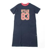 チャムス CHUMS ワンピース 半袖 レディース チャムスプレイフットボールドレス CH18-1245 Navy | ヒマラヤ Yahoo!店